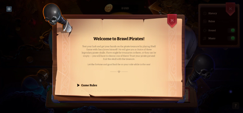 1win Brawl Pirates Gameplay Rules