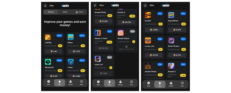 1win token app